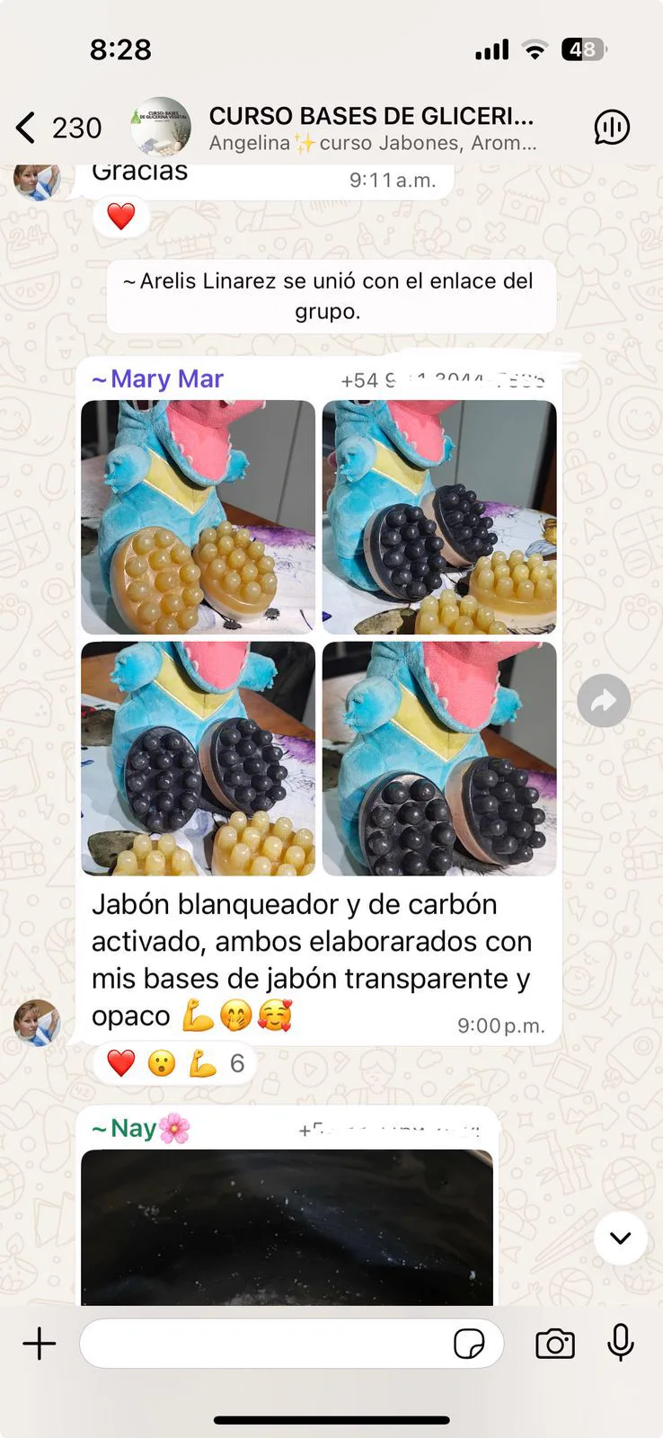 Testimonio alumna bases de glicerina 6